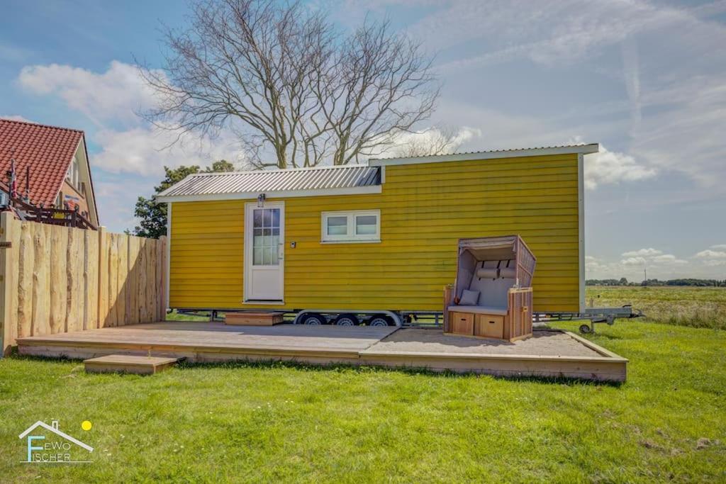 Tiny House Strandhaekster Westerdeichstrich Esterno foto